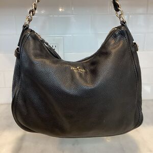 Kate Spade Bag Purse Handbag Leather Black Pine Street Finley Shoulder Bag